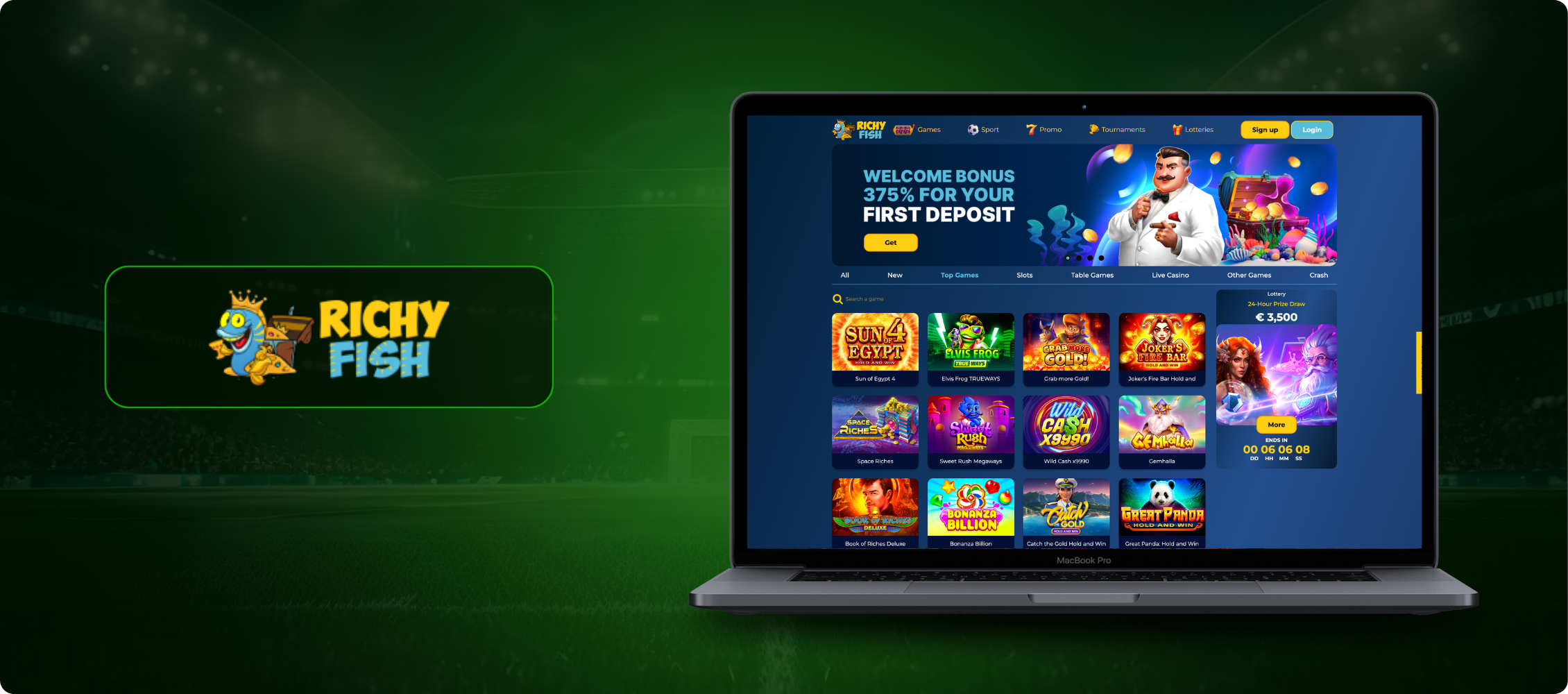 Richy Fish Casino Banner