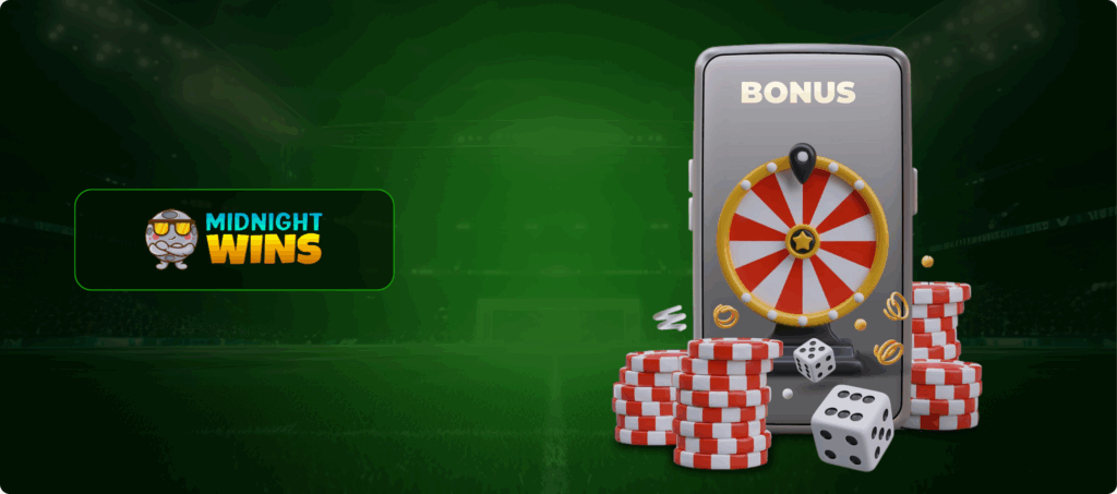 Midnight Wins Casino Bonuses Banner