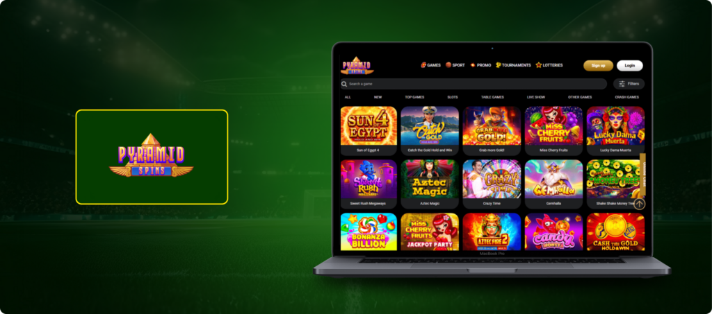 Pyramid Spins Casino Banner