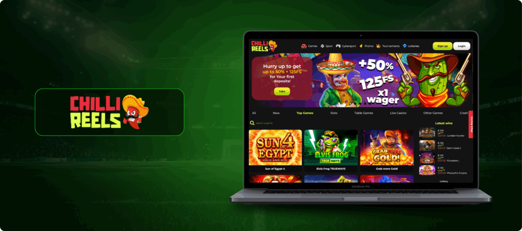 Chilli Reels Casino Banner