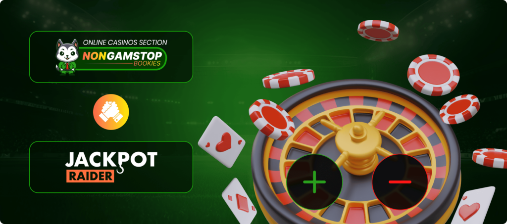 Advantages & Disadvantages of Jackpotraider Casino Banner