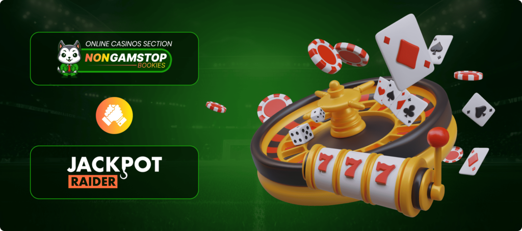 Jackpotraider Casino Games Banner