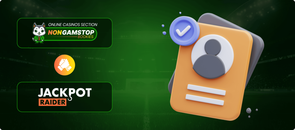 Registration at Jackpotraider Casino Banner